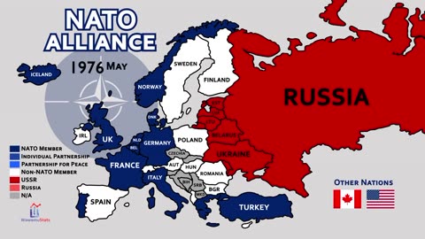 How NATO has been approaching the borders of the USSR and Russia since 1949.