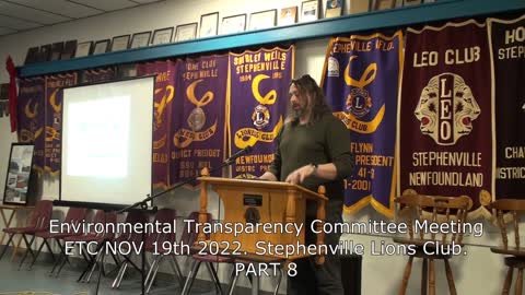 PART 8 Environmental Transparency Committee Meeting.
