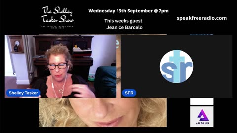 The Shelley Tasker Show #43 13/09/23 Guest Jeanice Barcelo