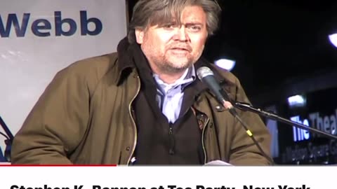 Bannon at Tea Party in NYC - 2010