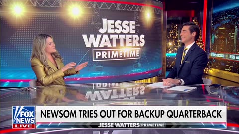 Jesse Watters Calls Out Dem Strategist For Gushing Over Newsom's Debate Performance