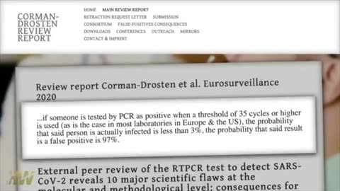 Covid19 PCR Test 97% false positive