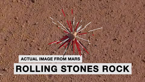 NASA Names "Rolling Stones Rock" on Mars