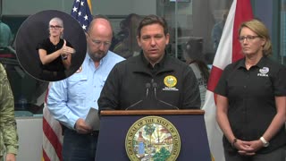 Florida Governor DeSantis announces hopeful relief efforts underway for the people of Florida