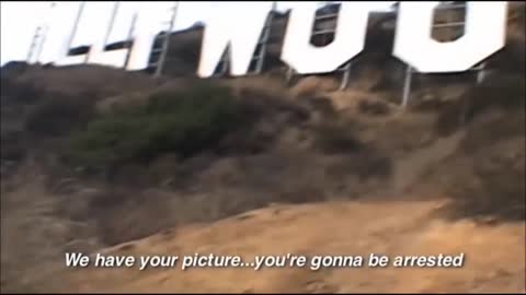 Banksy Arrested in Hollywood: Exclusive Video Footage