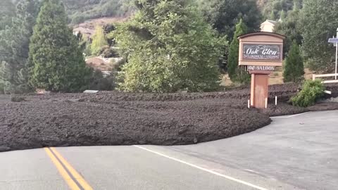 Mudslide closes California road