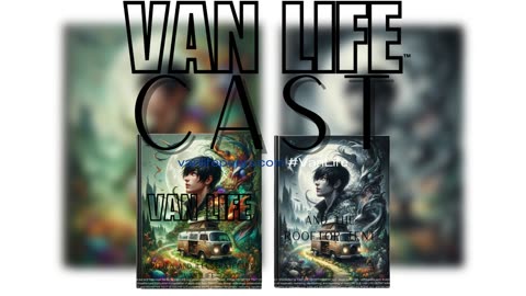 VAN LIFE™ Cast (VAN LIFE™ and the Rooftop Tent: Oliver Book Cover Artwork) vanlifepeers.com #vanlife