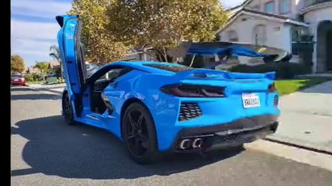 C8 Corvette Dialed in and Ready Vertical doors installed