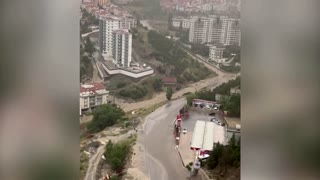 Heavy rain causes floods in Turkish capital