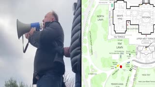 Alex Jones at the Capitol on Jan 6th