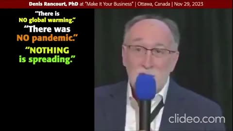 'PROF' DENIS RANCOURT: EVERYTHING WAS A FUCKING HOAX! THERE WAS NO PANDEMIC!!!