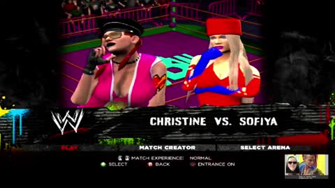 1-4-23 WWE 2k13 JCBWs Christine Vs Sofi [Xbox 360]