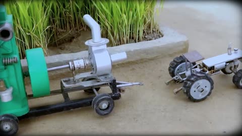 Top diy tractor making mini science project | water pump | keepvilla