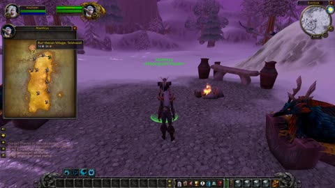 RP Walking in Azeroth. Flying from Everlook to Rut'theran Village