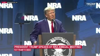 President Trump: I Will Uphold Those Glorious Words 'SHALL NOT BE INFRINGED'