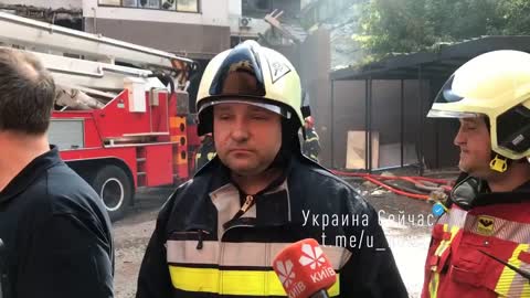 THE FIRST COMMENTS FROM RESCUERS IN KYIV - AFTER THE RUSSIAN ATTACK