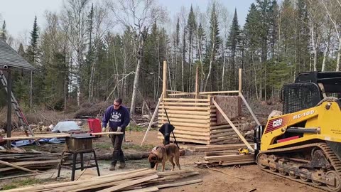 Starting the Woodshed, Beautiful Northern Lights