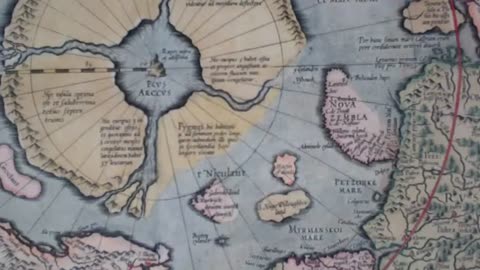 North Pole Map by Mercator, 1613 - The Map House of London
