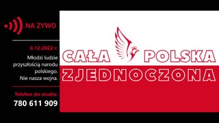 6.12.2022 r. Młodzi ludzie przyszłością narodu polskiego. Nie nasza wojna. - Cała Polska Zjednoczona