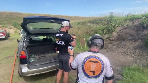 2021 USPSA Area 3 Stage 2 Take A Chance On The Parking Lot. Shane Coley, Glock Shooter