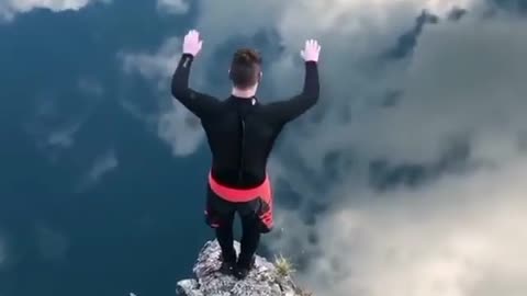 Jumping on Mountain, insane Parkour #flipping_video #best_flipping