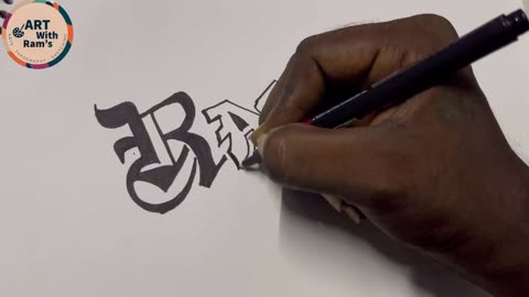 RAGAV’ Name drawing ✍️ video