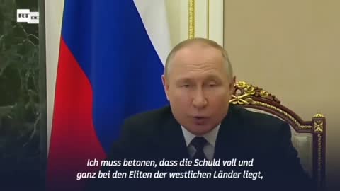 Putin: Westliche Eliten opfern die ganze Welt für ihre Vorherrschaft