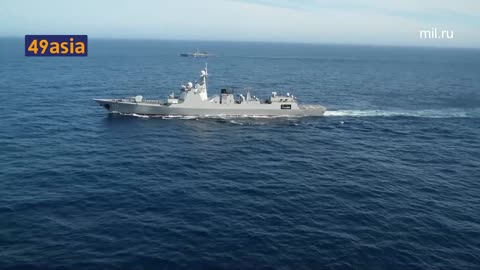 Russia and China hold joint naval patrol in the Pacific