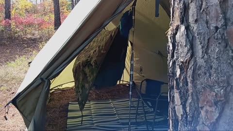 One Tigris Hot Tent Camping