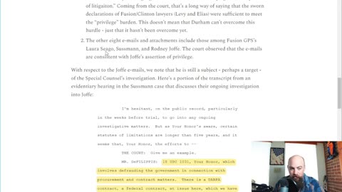 Reading: TechnoFog's substack "Fusion GPS loses its fight over "privileged" documents"