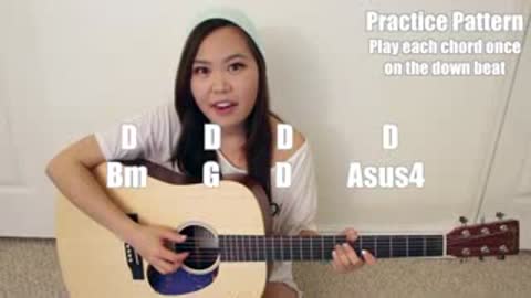 Simple and Easy guitar tutorial by Ellen