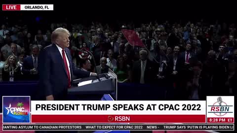"Goosebumps speech from Trump" at CPAC about America