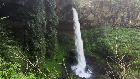AWE-INSPIRING MAGICAL North Waterfall! | Trail of Ten Falls | Silver Falls State Park | Oregon | 4K