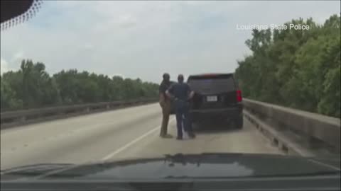 Louisiana officer lets boss go after pulling him over for speeding