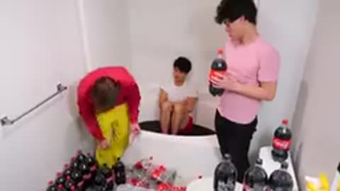 Mentos and coke Mix Prank