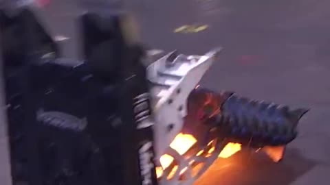 HERE COMES THE SPINNING FIREBALL! _ BattleBots #shorts