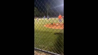 Kid Celebrates Home Run With Dirt Angels