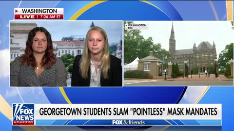 Georgetown students speak out against mask mandates: 'They are doing it for optics'