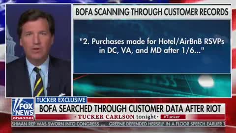 Tucker Carlson Airs STUNNING Report on BofA Giving Customer Data to Feds