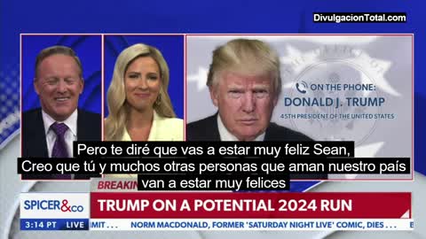 Trump about running 2024: You are going to be very happy