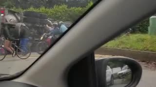 Video: Accidente en la vía Piedecuesta-Bucaramanga mantiene la vía congestionada