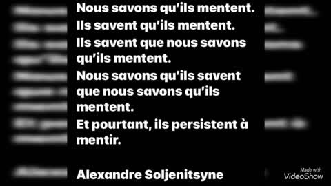 💣🔥💣 nous savons qu’ils mentent, ils savent qu’ils mentent...