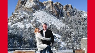 Valentines Day Wedding at Mt Rushmore-Black Hills Rally Weddings