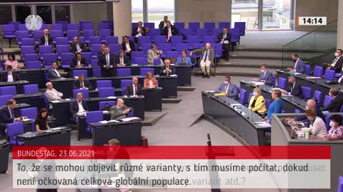 23.06.2021: MERKEL - totálně trapná v Bundestagu - NESCHOPNÝ politici plní kriminální Covid-agendu!