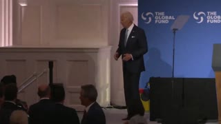 WATCH: Confused Biden Appears to Get Lost on Stage for 30 Whole Seconds