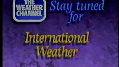 The Weather Channel - Stay Tuned International Weather (1986) Bumper