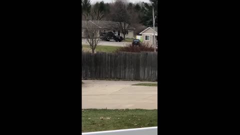 On Scene Footage Of Michigan State Police Standoff in McBain