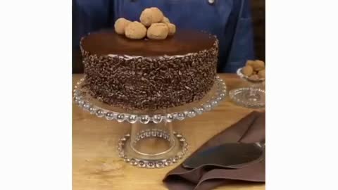 Delicious truffle cake