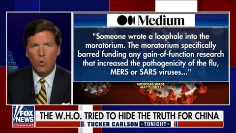 Tucker Carlson exposes Dr. Anthony Fauci as the one responsible for causing the COVID-19 pandemic