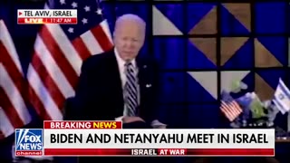 Joe Biden Embarrassing Himself in Israel